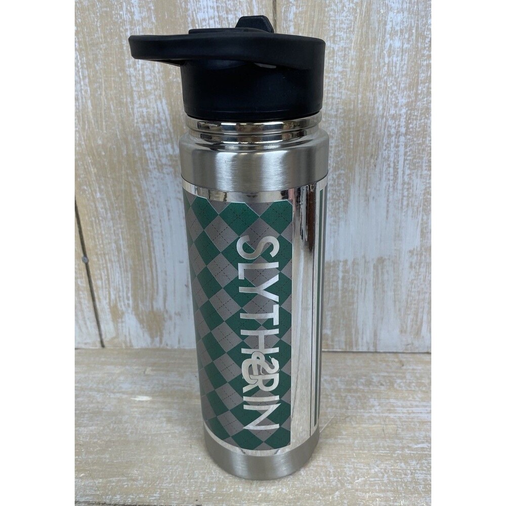 Harry Potter Slytherin Insulated Stainless Steel Water Bottle Universal Studios